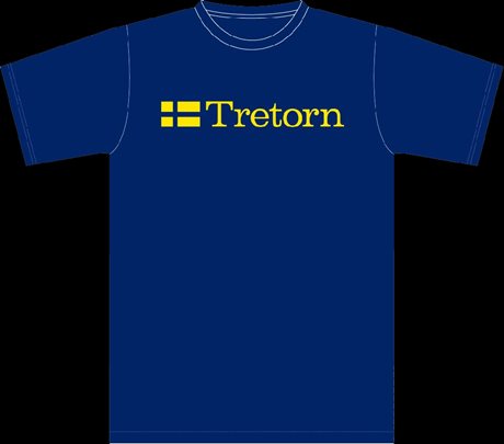 Tretorn T-shirt - Challenge series bílé, modrá loga