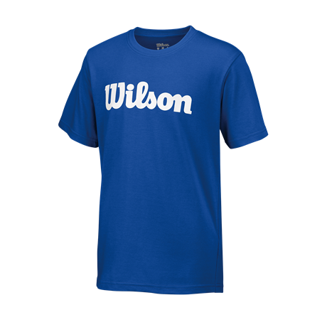 Wilson Y Script Cotton Tee Blue