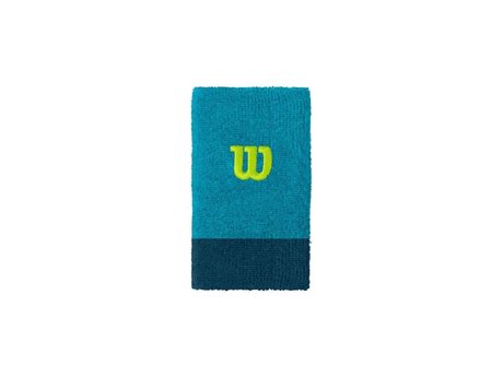Wilson Extra Wide W Wristband Barr Reef/Majolica