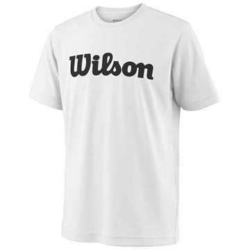 Produkt Wilson Y Team Script Tech Tee White/Black