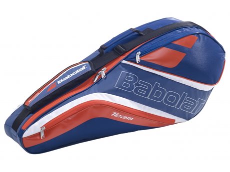 Babolat Team Line Racket Holder X4 Badminton Navy Blue/Red