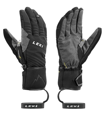 Leki Tour Plus V black-chrome-lime 636771301 18/19
